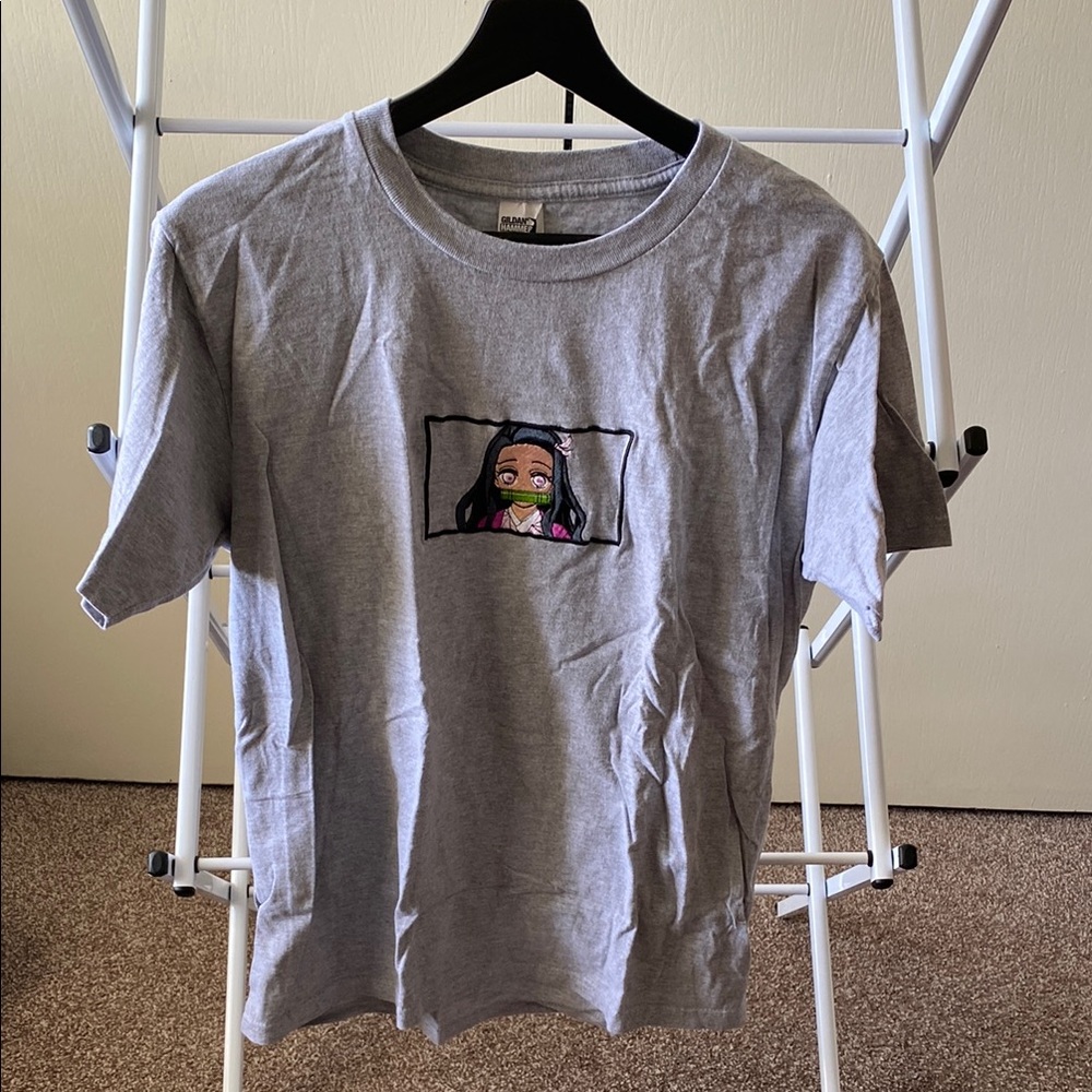 Custom Nezuko embroidered T-shirt